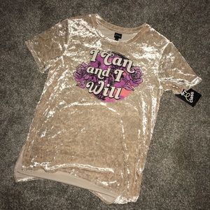 NWT Girls Velvet Shirt (XL 14-16)